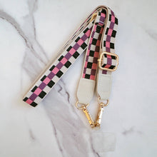 Load image into Gallery viewer, Checkered Crossbody Phone Lanyard
