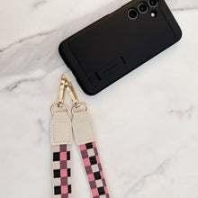 Load image into Gallery viewer, Checkered Crossbody Phone Lanyard