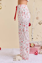 Load image into Gallery viewer, Red/White Christmas Pajama Set