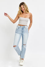 Load image into Gallery viewer, High Rise Straight Jeans
