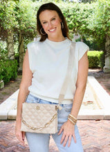 Load image into Gallery viewer, Ariana Quilted Crossbody - Nude