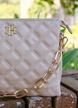 Load image into Gallery viewer, Ariana Quilted Crossbody - Nude
