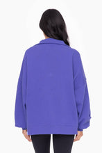 Load image into Gallery viewer, Oversized Half Zip Pullover
