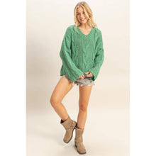 Load image into Gallery viewer, Jade V-Neck Sweater
