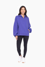 Load image into Gallery viewer, Oversized Half Zip Pullover
