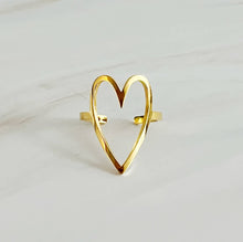 Load image into Gallery viewer, Open Heart Lovely Ring
