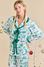 Load image into Gallery viewer, Green Christmas Pajama Set
