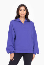 Load image into Gallery viewer, Oversized Half Zip Pullover
