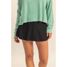 Load image into Gallery viewer, Ribbed Elastic Waist Mini Skort
