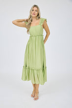 Load image into Gallery viewer, Ruffle Strap Midi Dress
