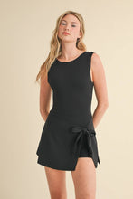 Load image into Gallery viewer, Wrap Tie Dress - Black
