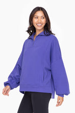 Load image into Gallery viewer, Oversized Half Zip Pullover
