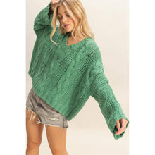 Load image into Gallery viewer, Jade V-Neck Sweater
