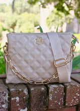 Load image into Gallery viewer, Ariana Quilted Crossbody - Nude
