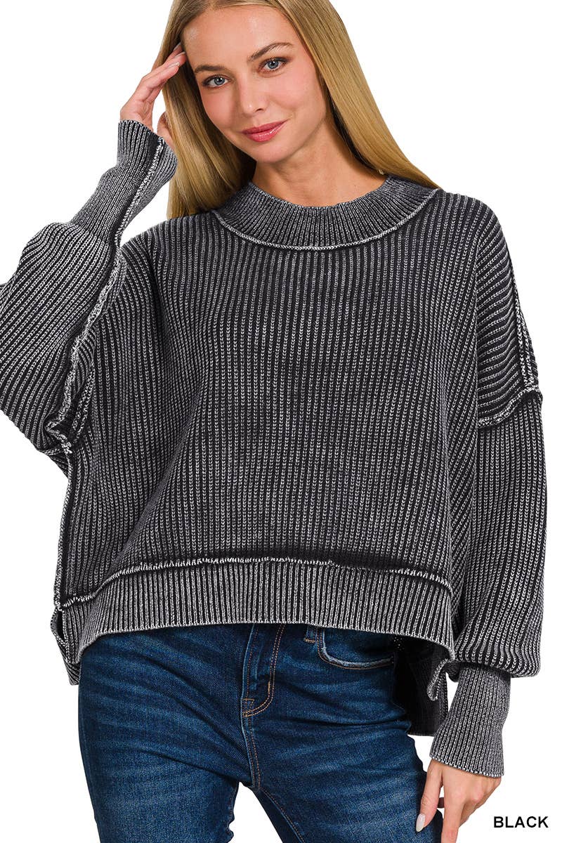 Mineral Wash Sweater