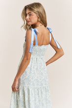 Load image into Gallery viewer, Blue Floral Maxi Dress
