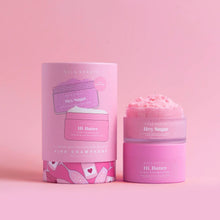 Load image into Gallery viewer, Pink Champagne Body Scrub + Body Butter Set
