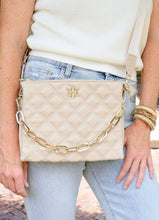 Load image into Gallery viewer, Ariana Quilted Crossbody - Nude
