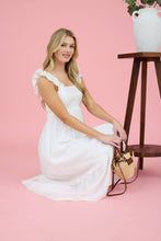 Load image into Gallery viewer, Ruffle Strap Midi Dress

