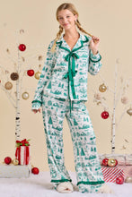 Load image into Gallery viewer, Green Christmas Pajama Set
