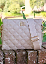 Load image into Gallery viewer, Ariana Quilted Crossbody - Nude
