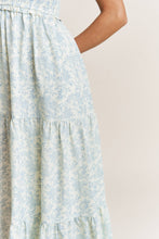 Load image into Gallery viewer, Blue Floral Maxi Dress
