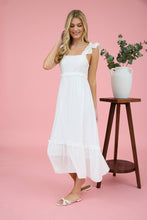 Load image into Gallery viewer, Ruffle Strap Midi Dress
