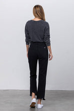 Load image into Gallery viewer, Black High Rise Frayed Jeans

