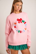 Load image into Gallery viewer, Merry Everything Wreath Sweater
