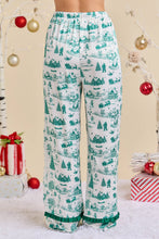 Load image into Gallery viewer, Green Christmas Pajama Set
