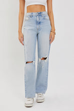Load image into Gallery viewer, Light Super High Rise Dad Jean

